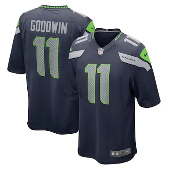mens nike marquise goodwin college navy seattle seahawks ho